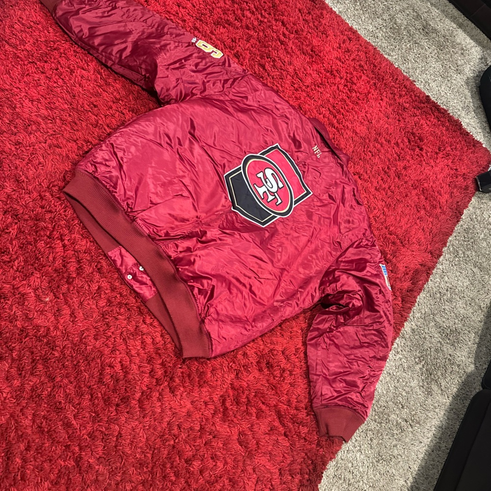 NFL 49er Satin Jacket - Picture 2 of 4